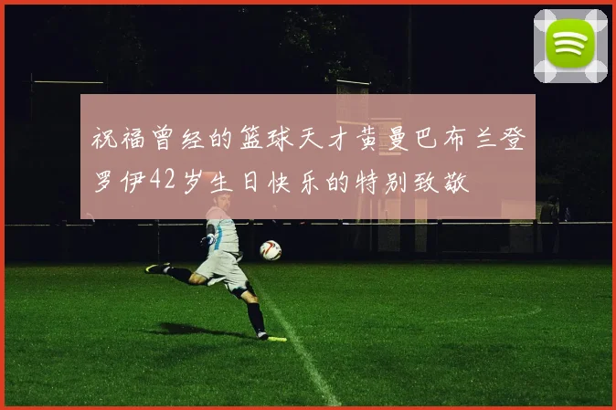 祝福曾经的篮球天才黄曼巴布兰登罗伊42岁生日快乐的特别致敬